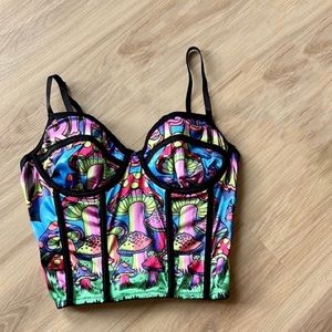 Current Mood Mind Trip Corset Top
